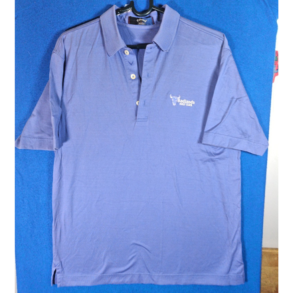 Callaway Golf Polo Shirt Badlands Golf Club Men's Size Medium NEW NWOT